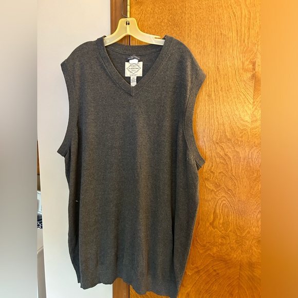 SJB70 Men’s sleeveless vest 60% cotton 40% recycled polyester machine wash - Picture 1 of 5